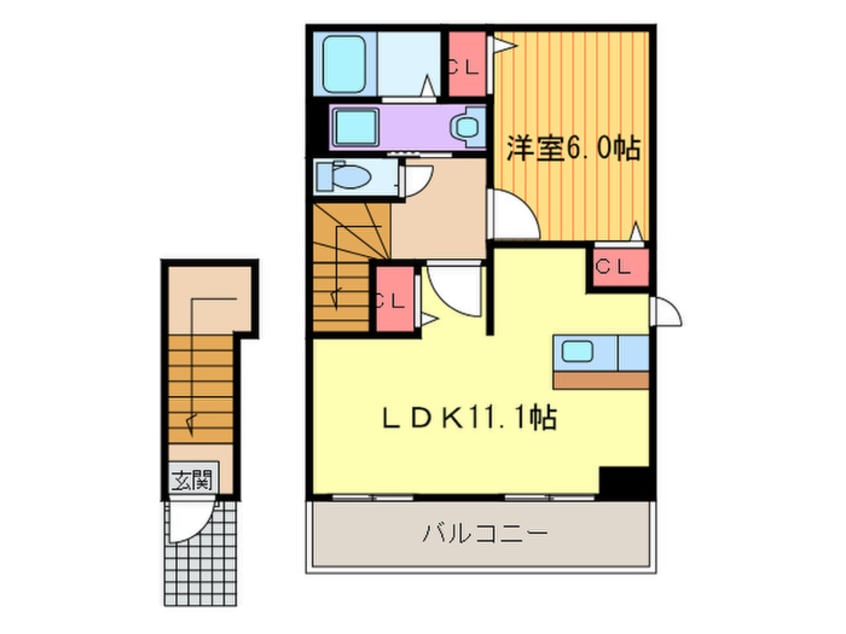 間取図 エレガンス常盤