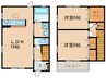 ﾊﾏｺﾞ-ﾒｿﾞﾈｯﾄⅡ 2LDKの間取り