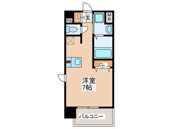 間取図 ﾌﾟﾚｻﾝｽ大阪城公園ﾌｧ-ｽﾄｼ-ﾄ(304)