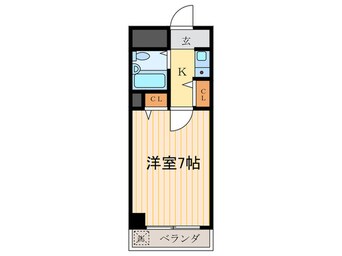 間取図 レジデンスオ－クラ