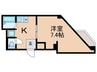 SENSE SNT 1Rの間取り