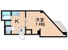 SENSE SNT 1Rの間取り