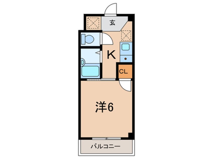 間取図 シングルマンション二見