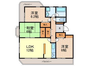 間取図 夙川パークハイツ