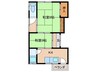 木幡住宅 2Kの間取り