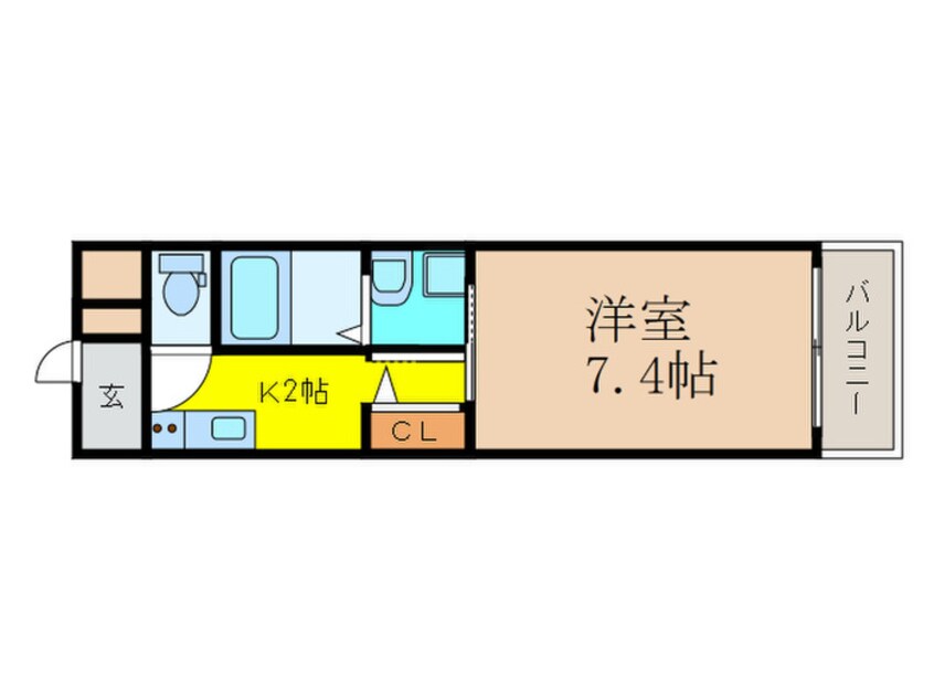 間取図 A－1マンション薩摩