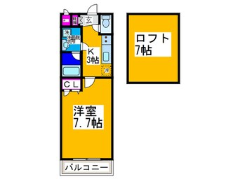 間取図 フジパレス初芝駅南Ⅱ番館