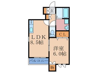 間取図 アヴェイル淡路