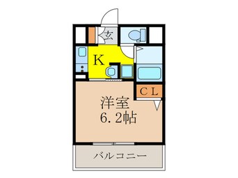 間取図 ｴｽﾃﾑｺｰﾄ新大阪Ⅵｴｷｽﾌﾟﾚｲｽ(307)