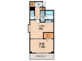 間取図 ピュアコートⅣ