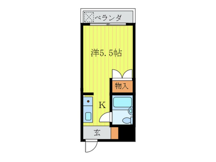 間取図 ソレーユー藤井