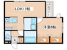 メゾンパークスシルヴィオ 1LDKの間取り