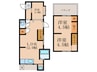 北花山貸家 3LDKの間取り