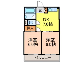 間取図 第１メゾンオ－ト