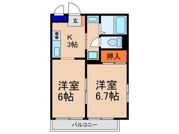 間取り図 八廣マンション
