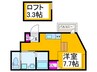 あんしん＋日置荘西町(08-1065) 1Rの間取り