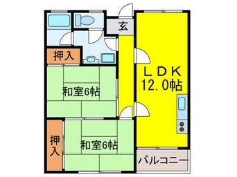 間取図 第３清涼マンション