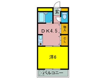 間取図 ＭＡＴＳＵＤＡ２１天美