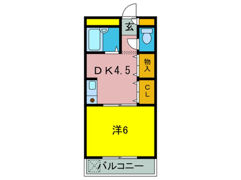 間取図 ＭＡＴＳＵＤＡ２１天美