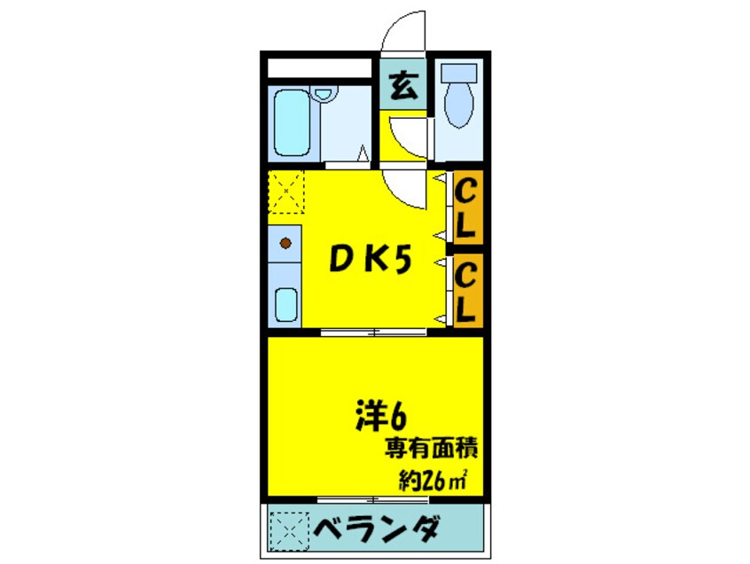 間取図 ＭＡＴＳＵＤＡ２１天美