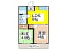 第２コ－ポ春日荘 2LDKの間取り