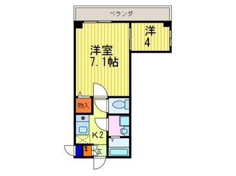 間取図 プチ・フル－ル嵐山