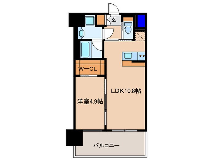 間取り図 プレジオ天神橋ＡＳＩＡＮ