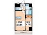 FREEDOM residence藤井寺岡 1LDKの間取り