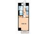 FREEDOM residence藤井寺岡 1Kの間取り