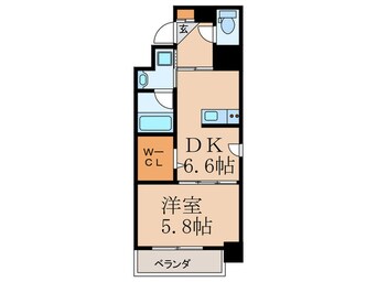 間取図 アザレア梅田