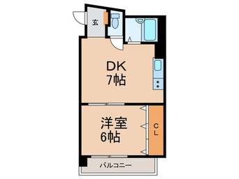 間取図 有馬パレスくずは