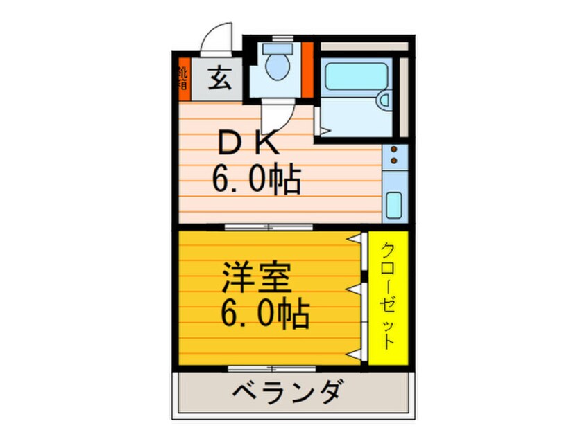 間取図 有馬パレスくずは