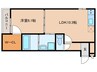 フジパレスカトレア 1LDKの間取り