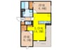 D-residence島本町桜井 2LDKの間取り
