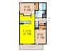 D-residence島本町桜井 2LDKの間取り
