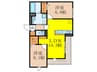 D-residence島本町桜井 2LDKの間取り