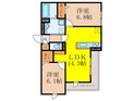 D-residence島本町桜井の間取図