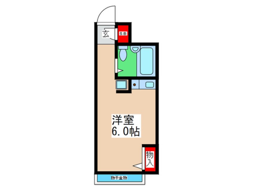 間取図 フォレスタ城東