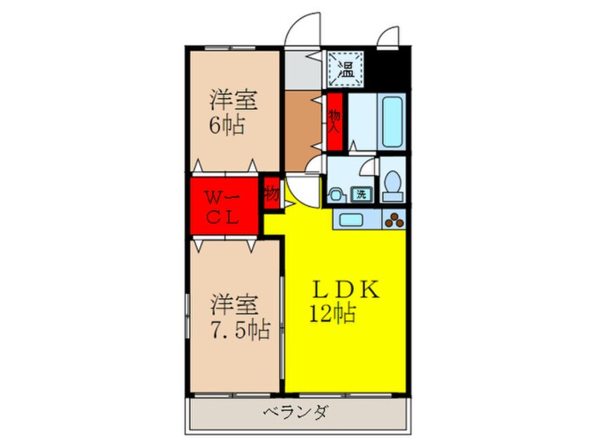 間取図 ライズプレ－ス藤川