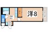 グレイスメゾン 1DKの間取り