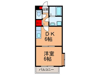 間取図 メゾンケ－アイ