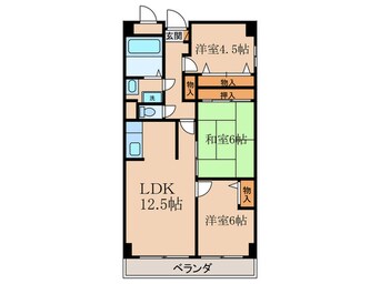 間取図 ラポ－ト小林