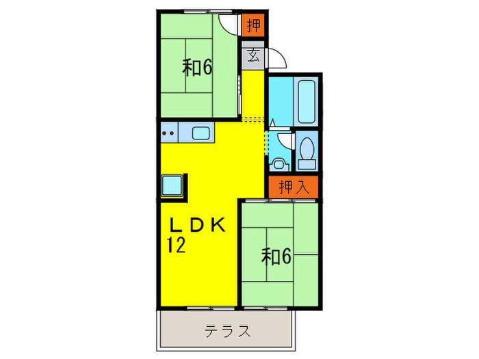 間取り図 坂西レジデンスⅡ