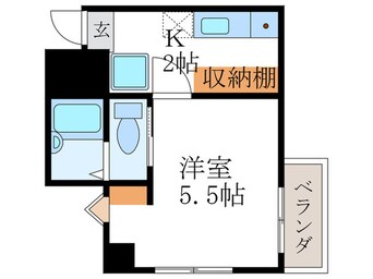 間取図 サンシャイン烏丸鞍馬口