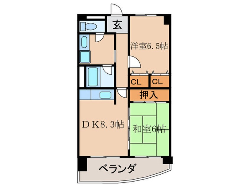 間取図 ラポ－ト曽谷