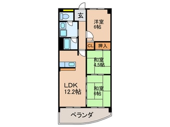 間取図 ラポ－ト曽谷