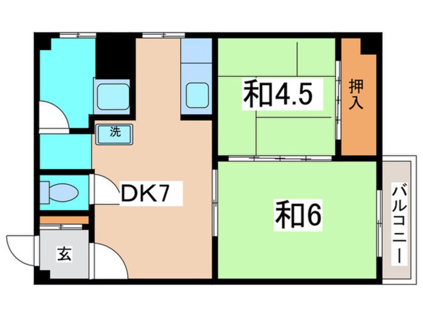 間取図 堀井マンション1号館