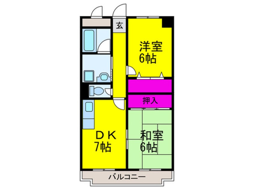 間取図 コッツ　ウォルド