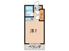 ケーイーマンション西宮 1Rの間取り