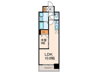 間取図 ソルテラスKYOTO西大路 瑠(802)